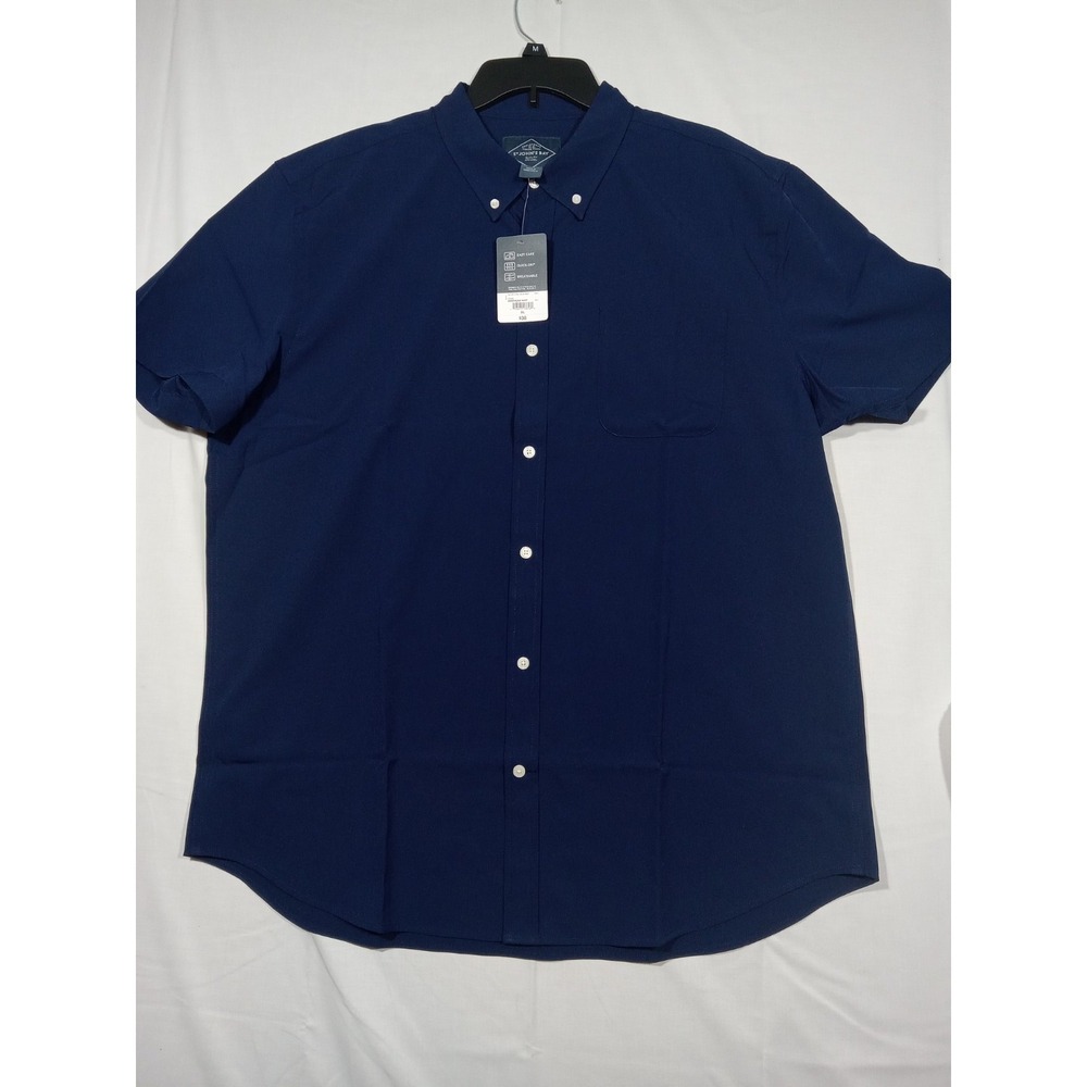 St John's Bay Shirt Men's‎ XL Button Down Performance Stretch Classic Fit